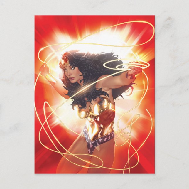 Wonder Woman Encyclopedia Cover Postkarte (Vorderseite)