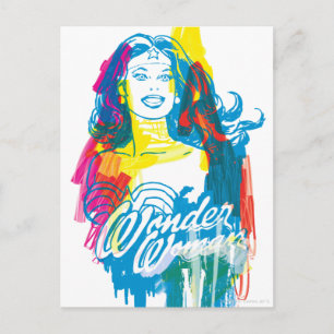 Wonder Woman farbenfroh 1 Postkarte