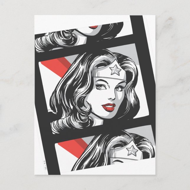 Wonder Woman Film Strip Postkarte (Vorderseite)