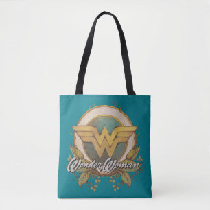 Wonder Woman Foliage Sketch Logo