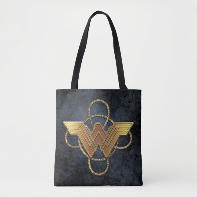 Wonder Woman Gold Symbol über Lasso (Vorderseite)