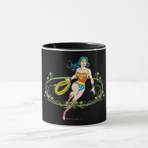 Wonder Woman Green Vines Tasse