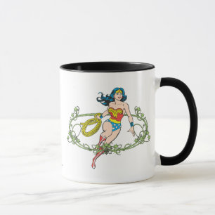 Wonder Woman Green Vines Tasse