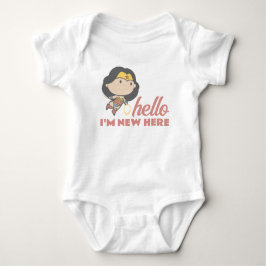 Wonder Woman | Hallo, ich bin neu hier - Neues Bab Baby Strampler
