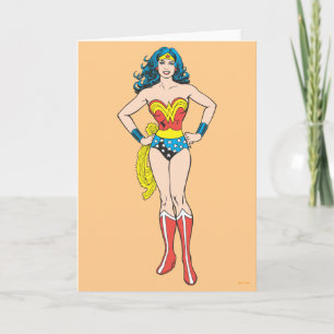 Wonder Woman Hands auf Hüften Karte