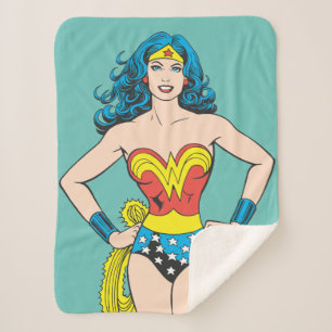 Wonder Woman Hands auf Hüften Sherpadecke