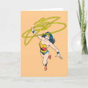 Wonder Woman Holds Lasso 2 Karte