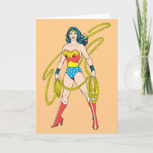 Wonder Woman Holds Lasso 5 Karte