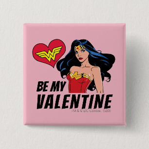 Wonder Woman   Ihr seid wunderbar Valentine Button
