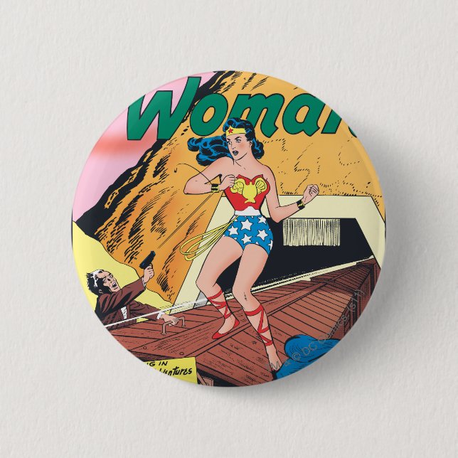 Wonder Woman Invisible Trail Button (Vorderseite)