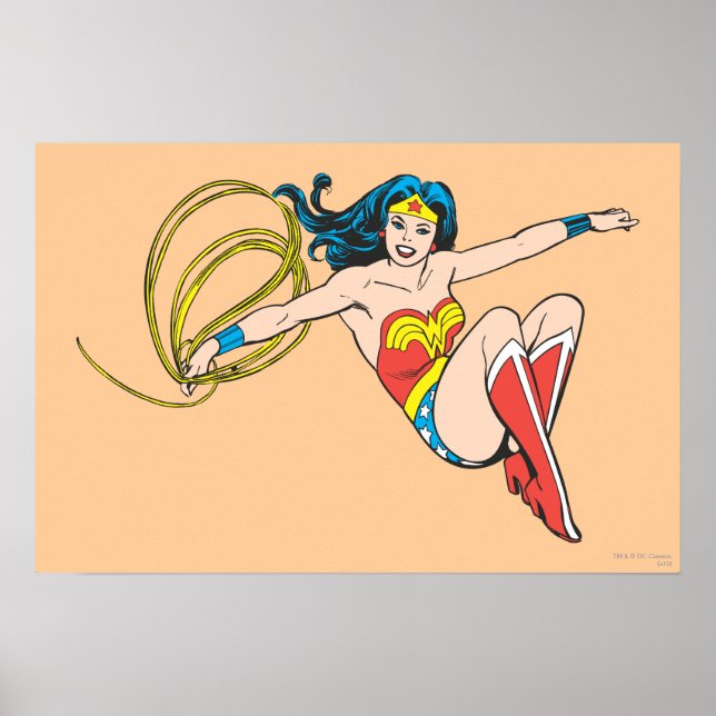 Wonder Woman Jumping Poster (Vorne)