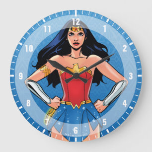 Wonder Woman - Kampf für den Frieden Große Wanduhr