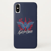 Wonder Woman kämpft für das Symbol des Friedens