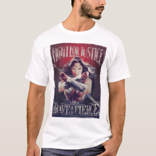 Wonder Woman kämpft für Gerechtigkeit T-Shirt