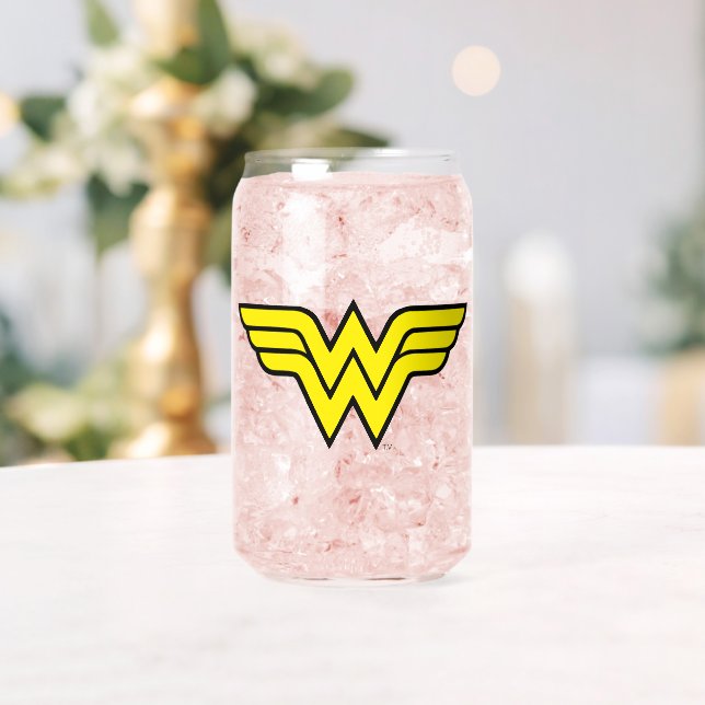 Wonder Woman | Klassisches Logo Dosenglas (Insitu (Hochzeit))