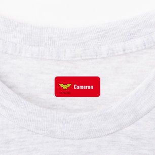 Wonder Woman Klassisches Logo Etiketten