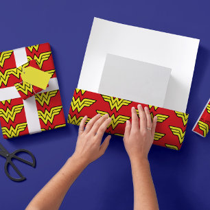 Wonder Woman   Klassisches Logo Geschenkpapier Set