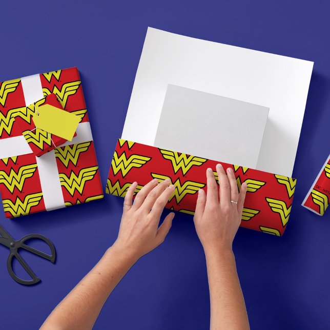 Wonder Woman | Klassisches Logo Geschenkpapier Set (Von Creator hochgeladen)