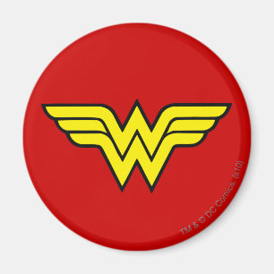 Wonder Woman   Klassisches Logo Magnet