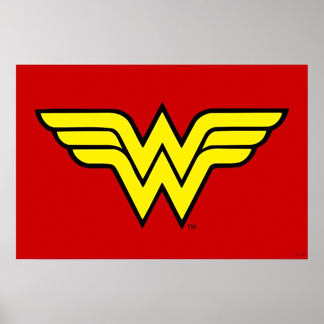 Wonder Woman | Klassisches Logo Poster (Vorne)