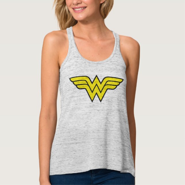 Wonder Woman | Klassisches Logo Tank Top (Vorderseite)