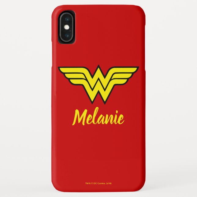 Wonder Woman | Klassisches Logo und Name Case-Mate iPhone Hülle (Rückseite)