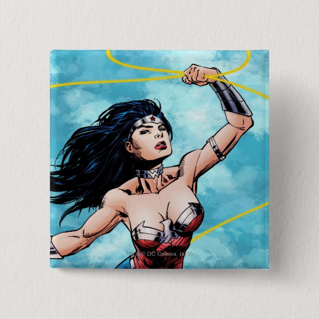 Wonder Woman & Lasso of Truth Button (Vorderseite)