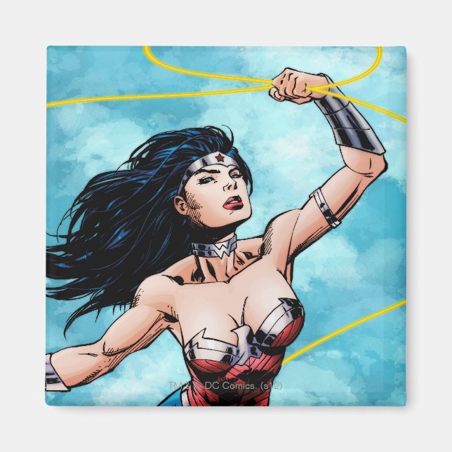 Wonder Woman & Lasso of Truth Magnet (Vorne)