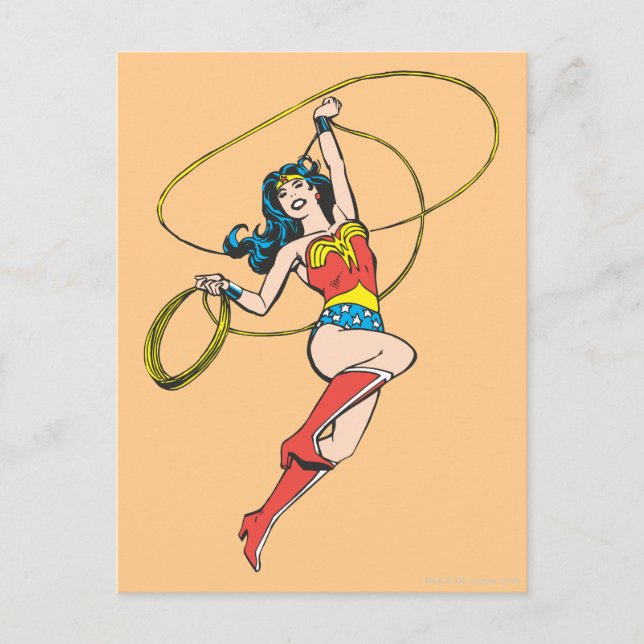 Wonder Woman Lasso of Truth Postkarte (Vorderseite)