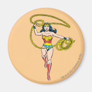Wonder Woman Lasso über Kopf Magnet
