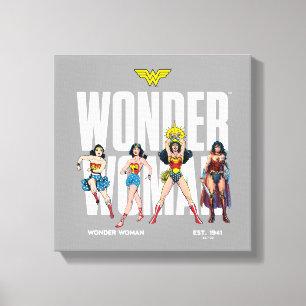 Wonder Woman Legends Forever Grafik Leinwanddruck