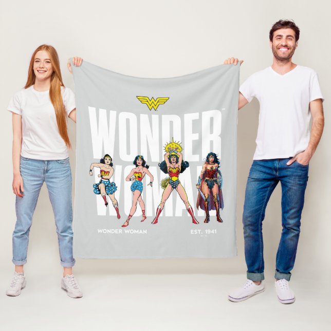 Wonder Woman Legends Forever Graphic Fleecedecke (Beispiel)