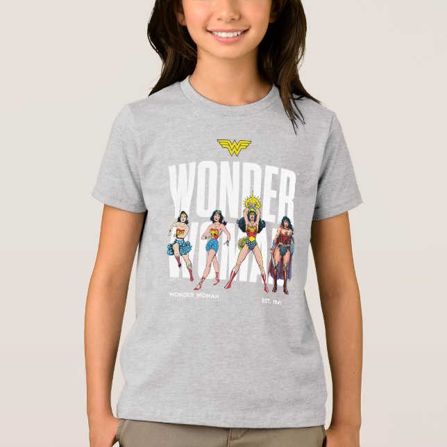 Wonder Woman Legends Forever Graphic Tri-Blend Shirt (Vorderseite)
