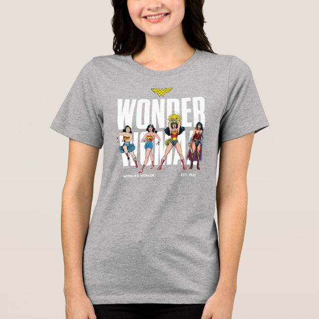 Wonder Woman Legends Forever Graphic Tri-Blend Shirt (Vorderseite)