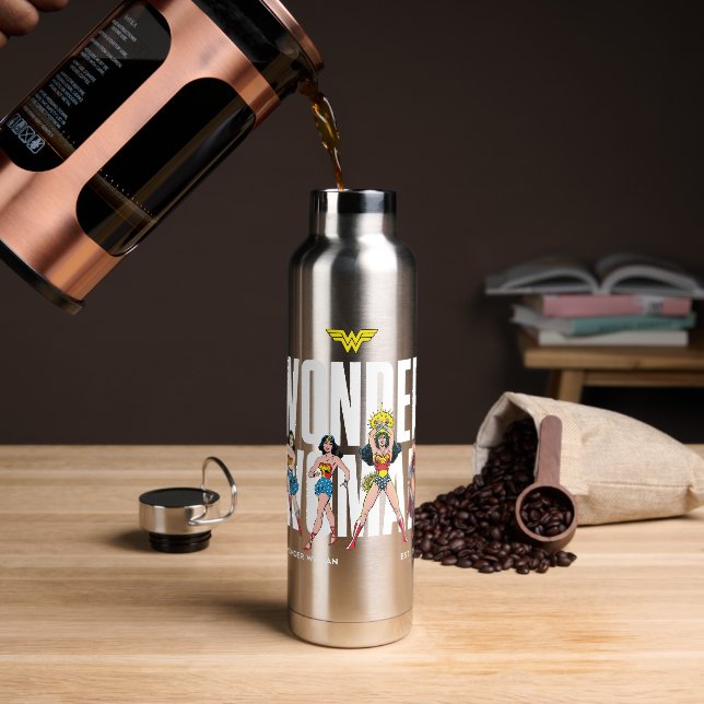 Wonder Woman Legends Forever Graphic Trinkflasche (Kaffee)