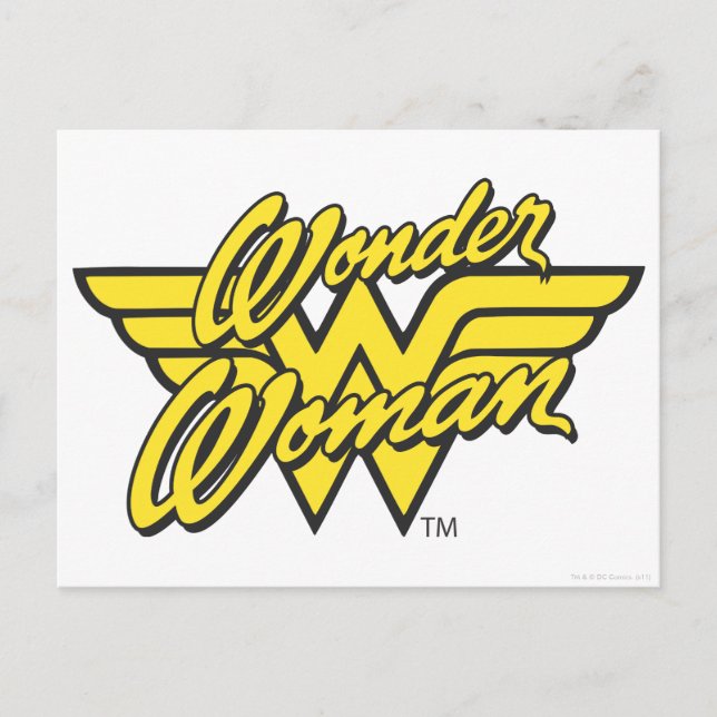 Wonder Woman Logo 1 Postkarte (Vorderseite)