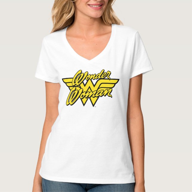 Wonder Woman Logo 1 T-Shirt (Vorderseite)