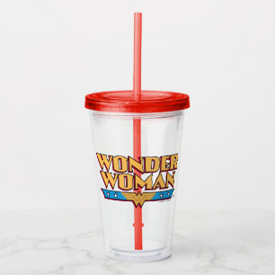 Wonder Woman Logo 2 Acryltrinkbecher