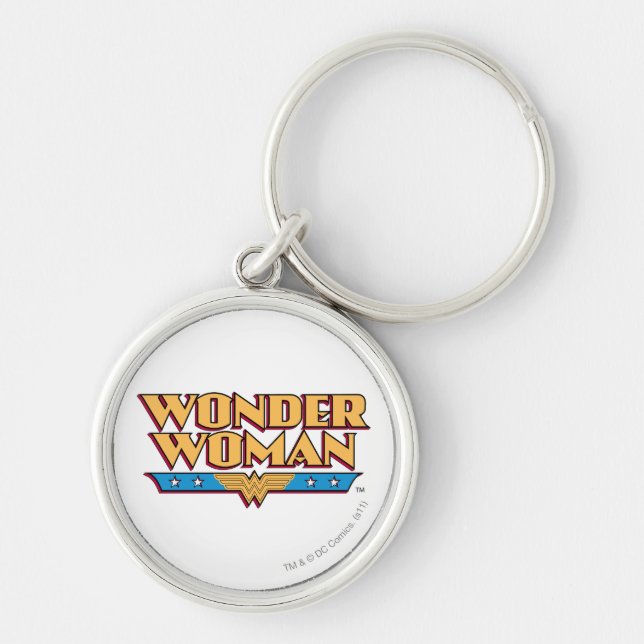 Wonder Woman Logo 2 Schlüsselanhänger (Vorne)