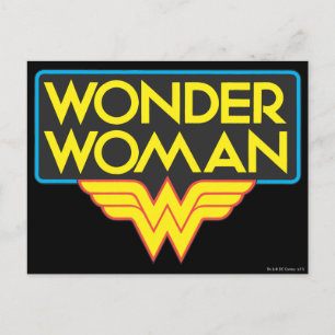 Wonder Woman Logo 3 Postkarte
