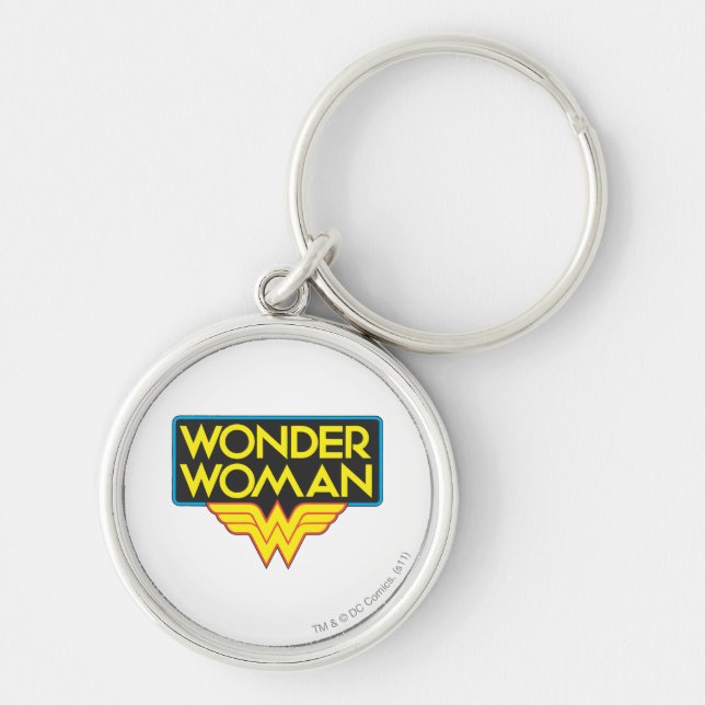 Wonder Woman Logo 3 Schlüsselanhänger (Vorne)