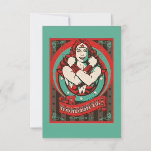 Wonder Woman   Meine wunderbare Mama am Vatertag Karte