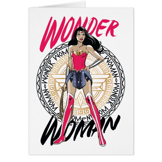 Wonder Woman mit griechischem StammesEmblem (Vorne)