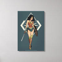 Wonder Woman mit Schwert Comic Art