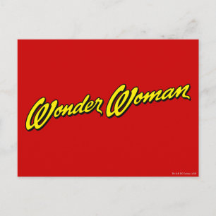 Wonder Woman Name Postkarte