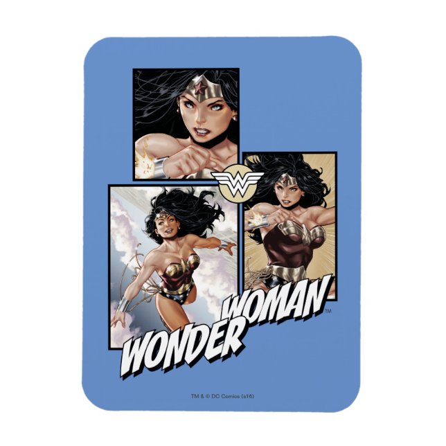 Wonder Woman New 52 Comic Art Graphic Magnet (Vertikal)