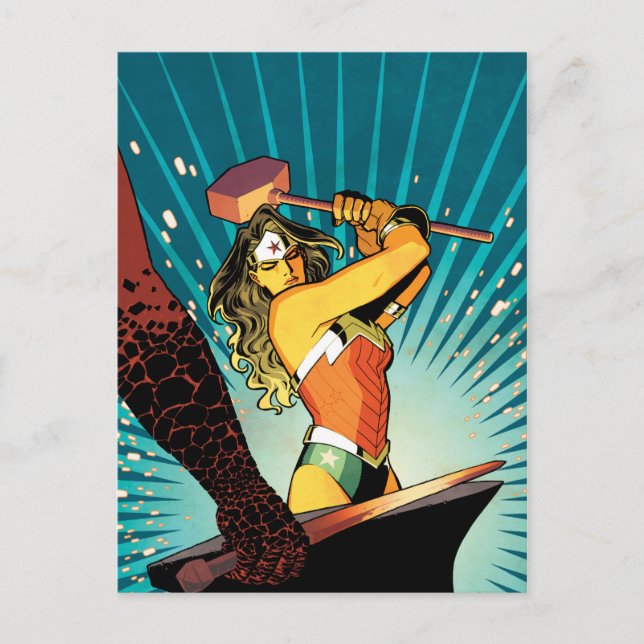 Wonder Woman New 52 Comic Cover #7 Postkarte (Vorderseite)