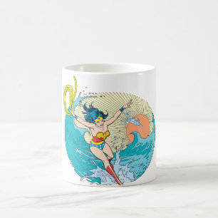 Wonder Woman Ocean Sky Kaffeetasse