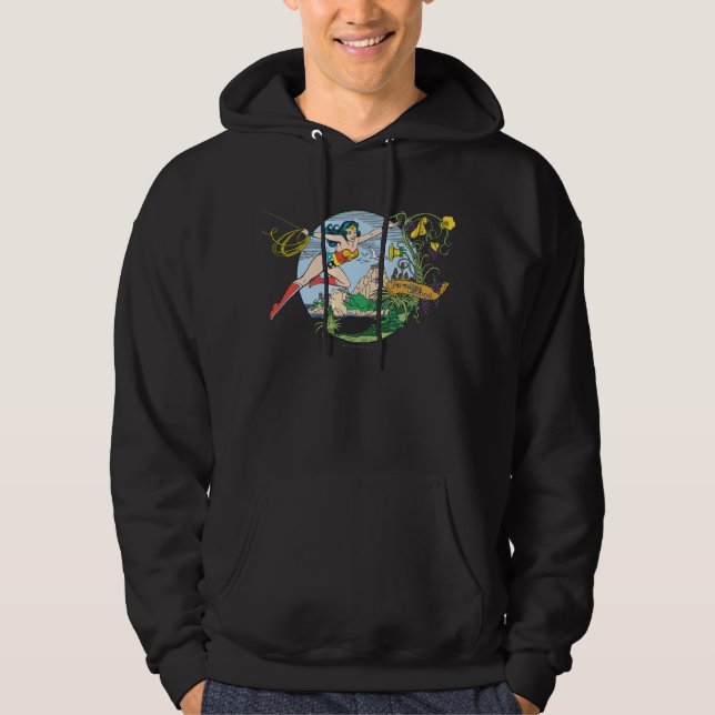 Wonder Woman Paradise Island Hoodie (Vorderseite)