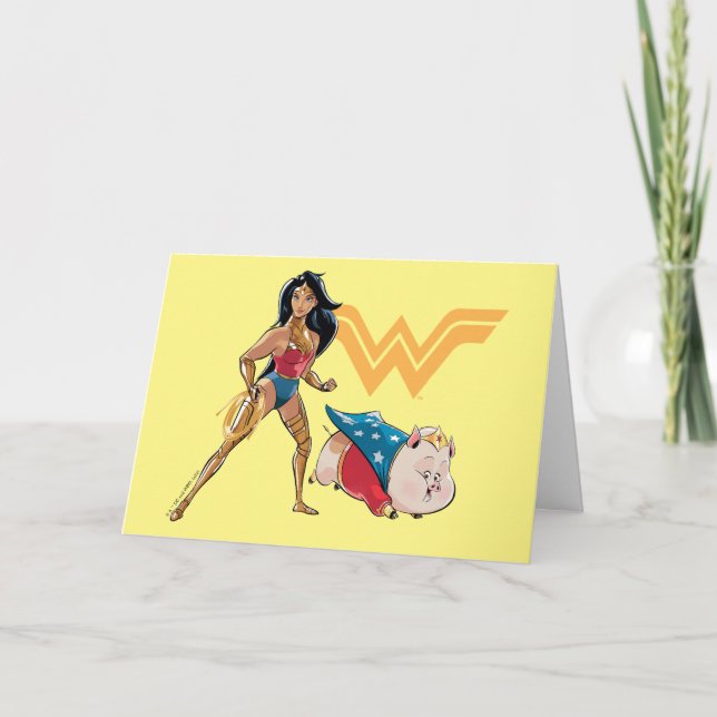 Wonder Woman & PB Karte (Vorderseite)